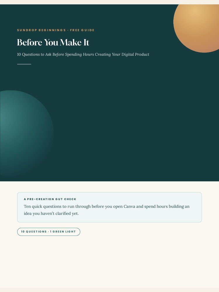 Before You Make It cover