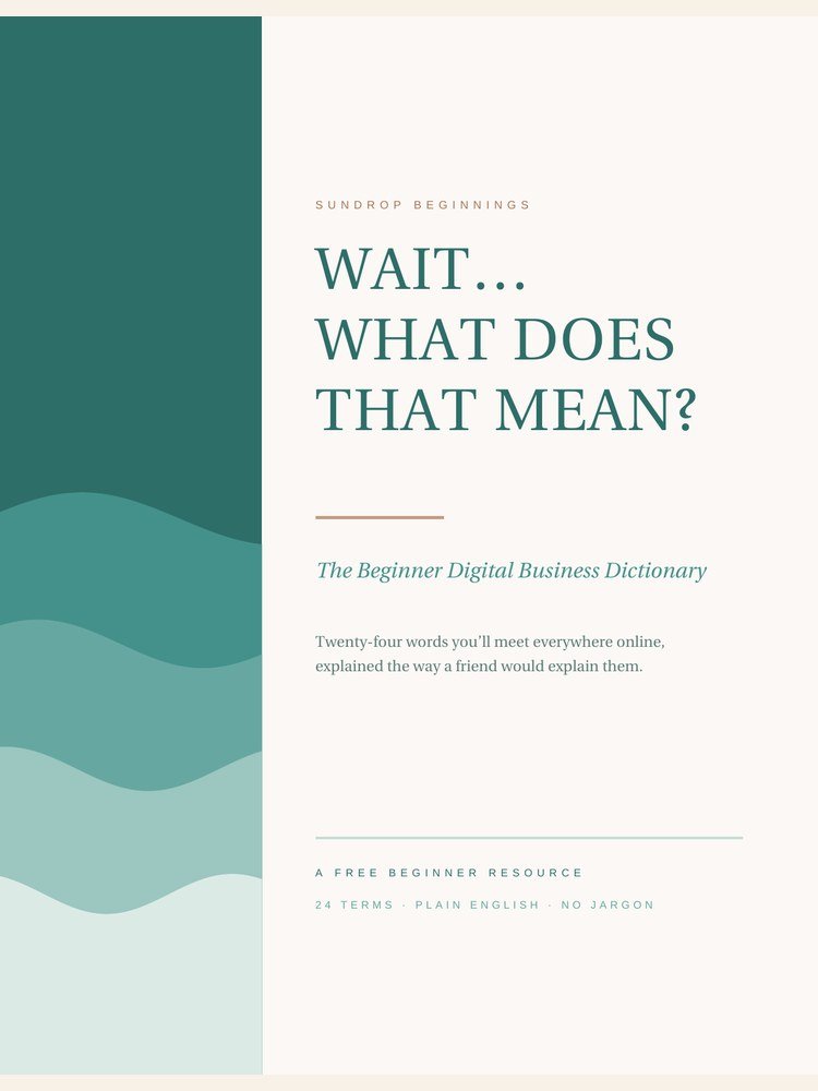 Beginner Digital Business Dictionary cover