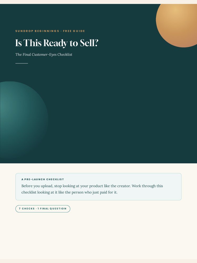 Is This Ready to Sell? cover