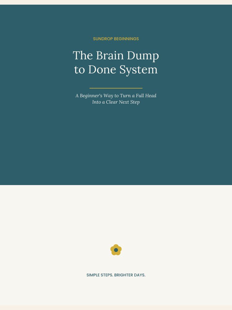 The Brain Dump to Done System cover