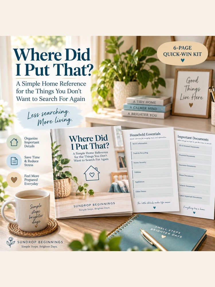 Where Did I Put That? cover